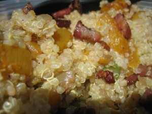 Quinoa Salad with Butternut Squash and Pancetta Recipe Photo