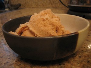 pu-erh ice cream made with Rishi Tea Vanilla Mint Pu-Erh