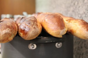 home made sweet baguettes
