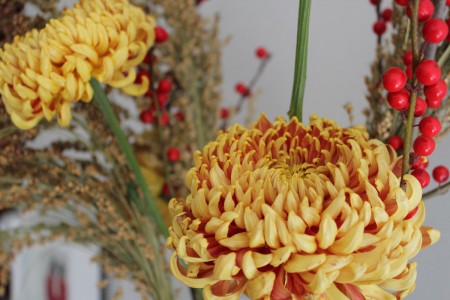 thanksgiving floral arrangement